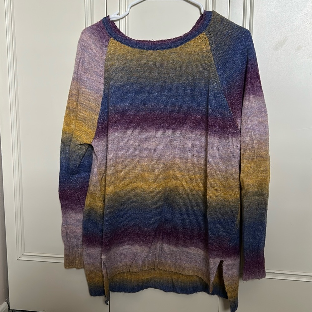 Express Size XS Long Multi Color Sweater